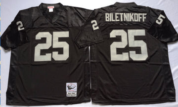 Fred Biletnikoff Las Vegas Raiders black Throwback jersey