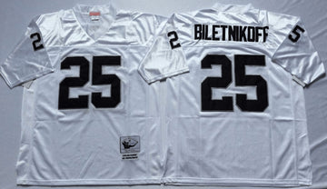 Fred Biletnikoff Las Vegas Raiders white Throwback jersey