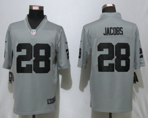 Josh Jacobs Las Vegas Raiders gray Inverted Legend jersey