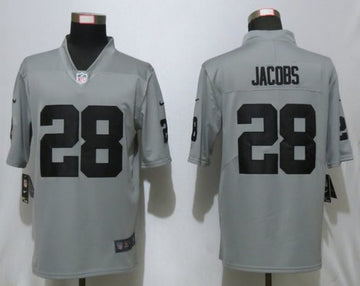 Josh Jacobs Las Vegas Raiders gray Inverted Legend jersey