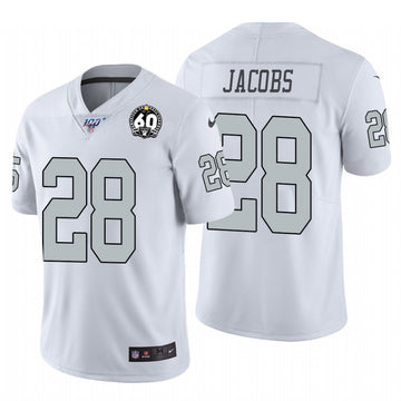 Josh Jacobs Las Vegas Raiders white Color Rush jersey