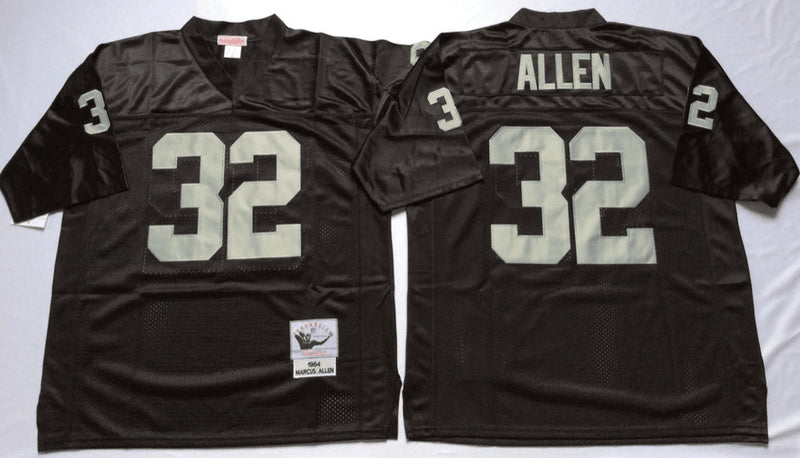 Marcus Allen Las Vegas Raiders black Throwback jersey
