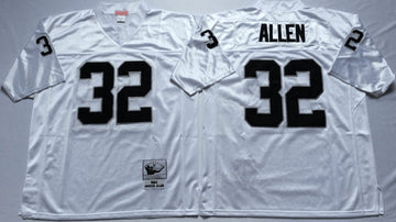 Marcus Allen Las Vegas Raiders white Throwback jersey