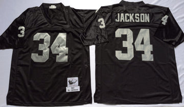 Bo Jackson Las Vegas Raiders black Throwback jersey