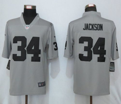 Bo Jackson Las Vegas Raiders gray Inverted Legend jersey