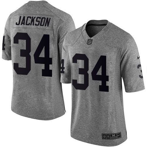 Bo Jackson Las Vegas Raiders gray Limited jersey