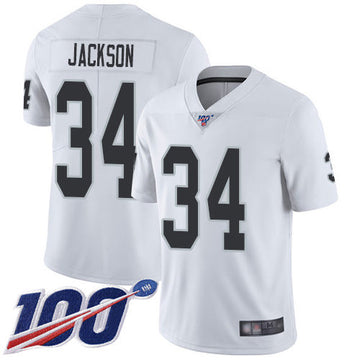 Bo Jackson Las Vegas Raiders white Vapor jersey