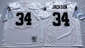 Bo Jackson Las Vegas Raiders white Throwback jersey