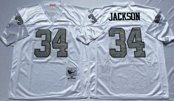 Bo Jackson Las Vegas Raiders white Throwback jersey
