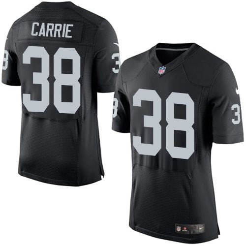 T.J. Carrie Las Vegas Raiders black Elite jersey