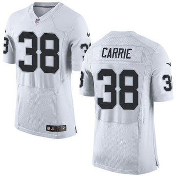 T.J. Carrie Las Vegas Raiders white Elite jersey