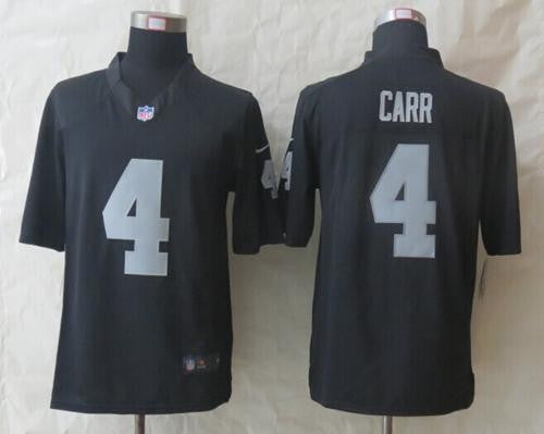 Derek Carr Las Vegas Raiders black Game jersey