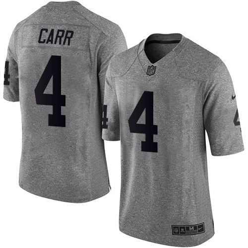 Derek Carr Las Vegas Raiders gray Limited jersey