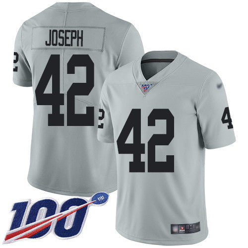 Karl Joseph Las Vegas Raiders silver Inverted Legend jersey