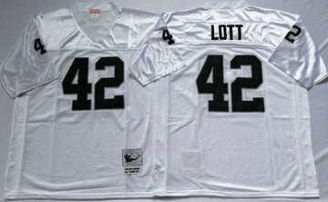 Ronnie Lott Las Vegas Raiders white Throwback jersey