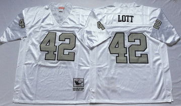 Ronnie Lott Las Vegas Raiders white Throwback jersey