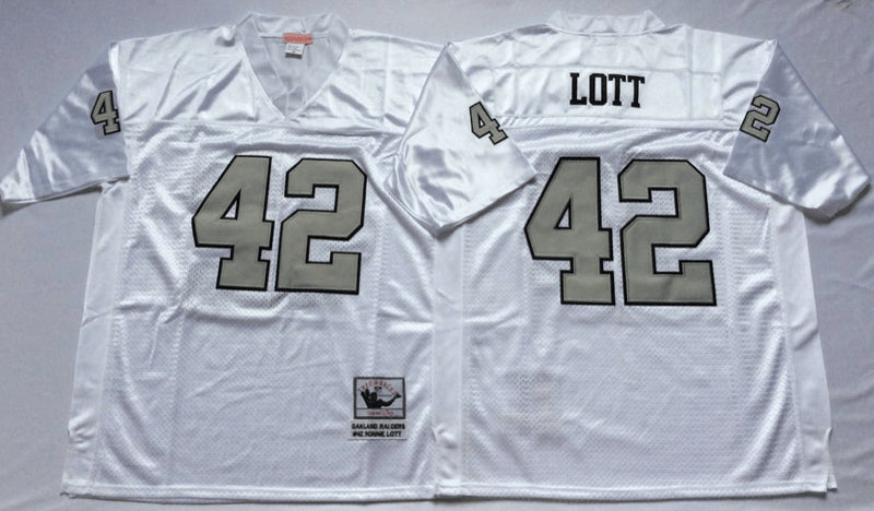 Ronnie Lott Las Vegas Raiders white Throwback jersey