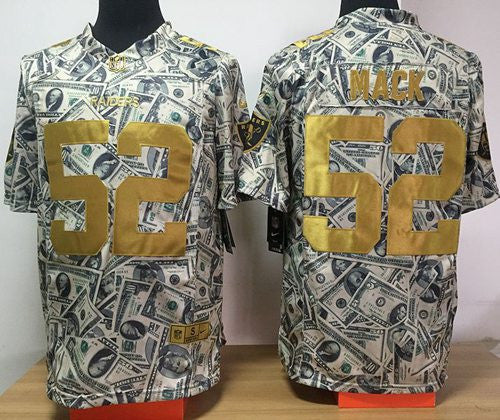 Khalil Mack Dollar Las Vegas Raiders Elite jersey