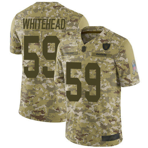Tahir Whitehead Las Vegas Raiders camo Salute To Service jersey