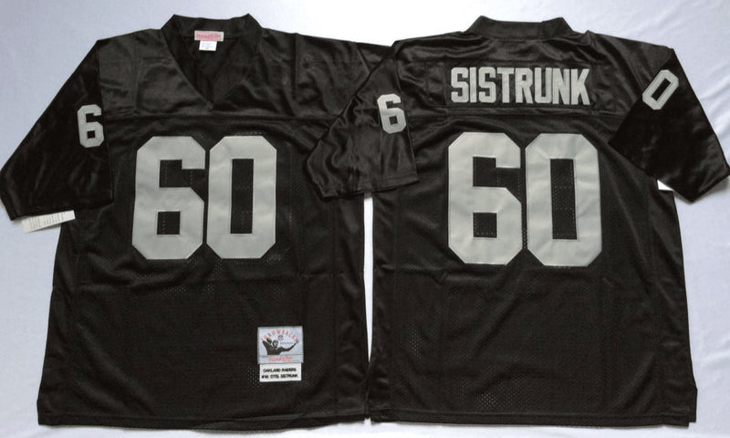 Otis Sistrunk Las Vegas Raiders black Throwback jersey