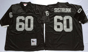 Otis Sistrunk Las Vegas Raiders black Throwback jersey