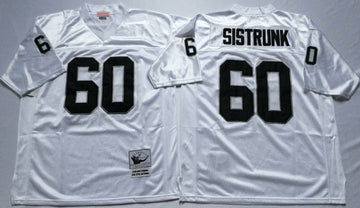 Otis Sistrunk Las Vegas Raiders white Throwback jersey