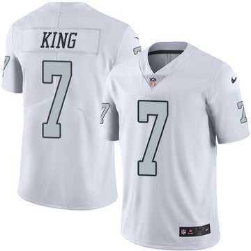 Marquette King Las Vegas Raiders white Limited jersey