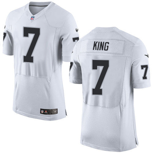Marquette King Las Vegas Raiders white Elite jersey