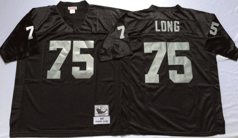 Howie Long Las Vegas Raiders black Throwback jersey