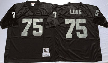 Howie Long Las Vegas Raiders black Throwback jersey