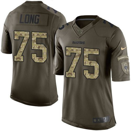 Howie Long Las Vegas Raiders green Salute To Service jersey