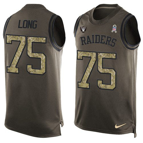 Howie Long Las Vegas Raiders green Salute To Service jersey