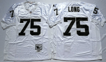 Howie Long Las Vegas Raiders white Throwback jersey