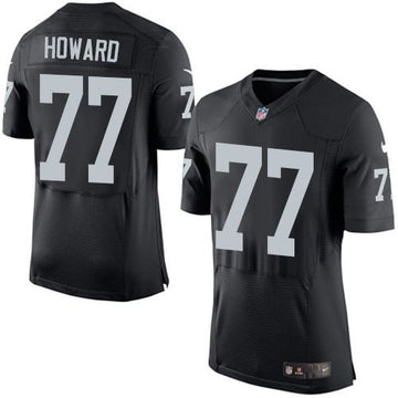 Austin Howard Las Vegas Raiders black Elite jersey