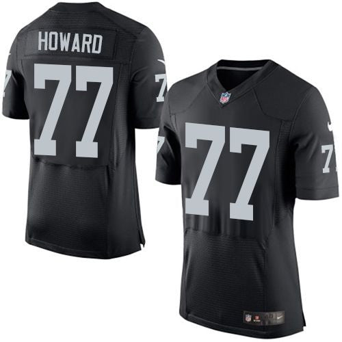 Austin Howard Las Vegas Raiders black Elite jersey