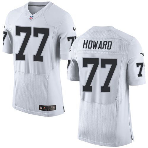 Austin Howard Las Vegas Raiders white Elite jersey