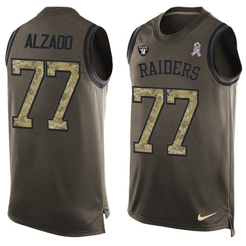 Lyle Alzado Las Vegas Raiders green Salute To Service jersey