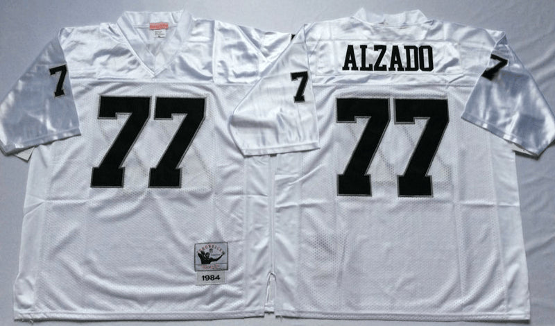 Lyle Alzado Las Vegas Raiders white Throwback jersey