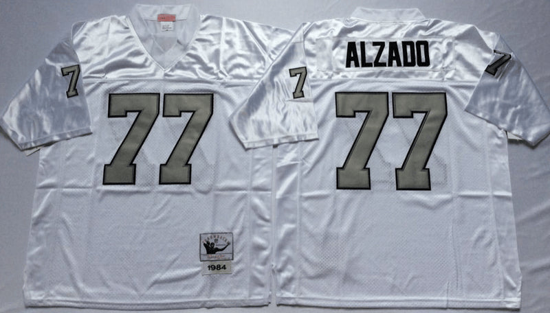 Lyle Alzado Las Vegas Raiders white Throwback jersey