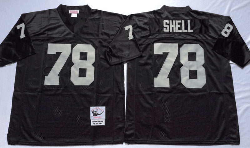 Art Shell Las Vegas Raiders black Throwback jersey