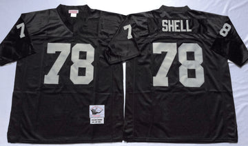 Art Shell Las Vegas Raiders black Throwback jersey