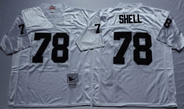 Art Shell Las Vegas Raiders white Throwback jersey