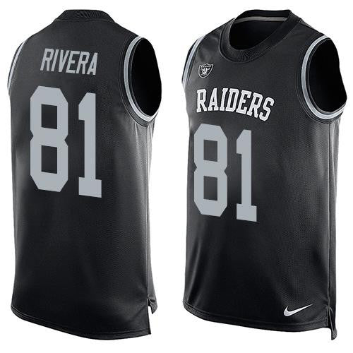 Mychal Rivera Las Vegas Raiders black Limited jersey
