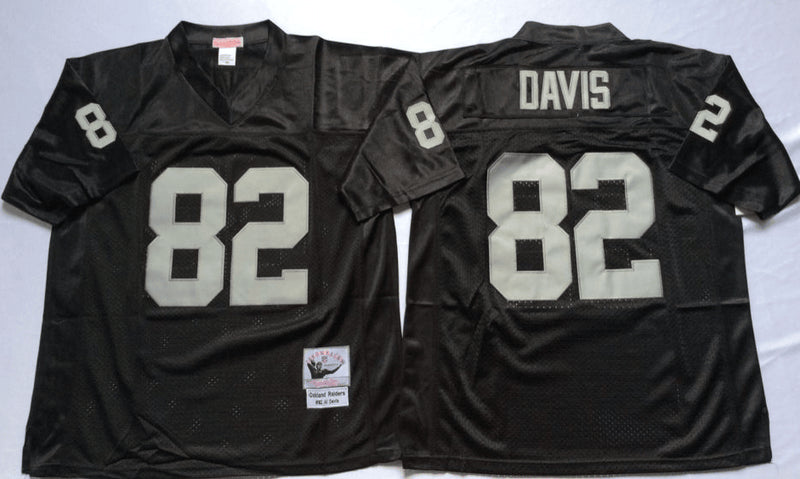Al Davis Las Vegas Raiders black Throwback jersey