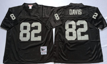 Al Davis Las Vegas Raiders black Throwback jersey