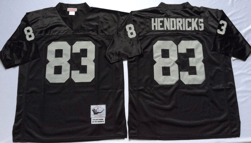 Ted Hendricks Las Vegas Raiders black Throwback jersey