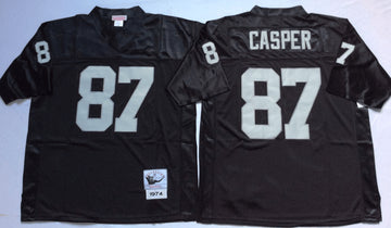 Dave Casper Las Vegas Raiders black Throwback jersey
