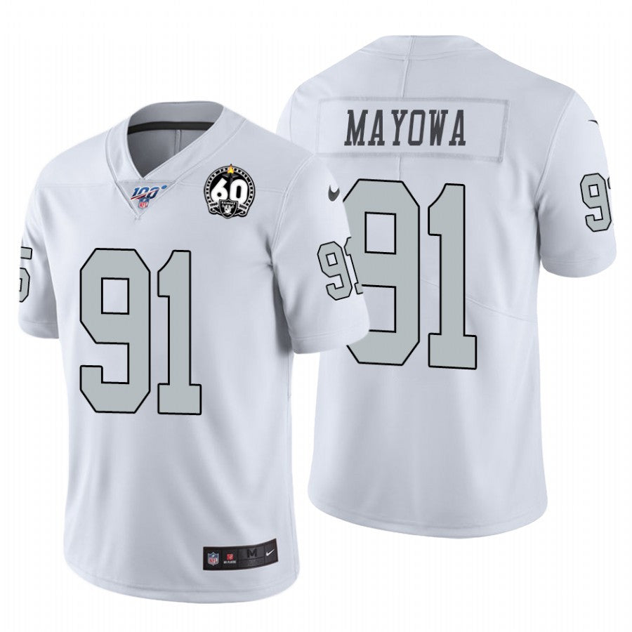 Benson Mayowa Las Vegas Raiders white Color Rush jersey