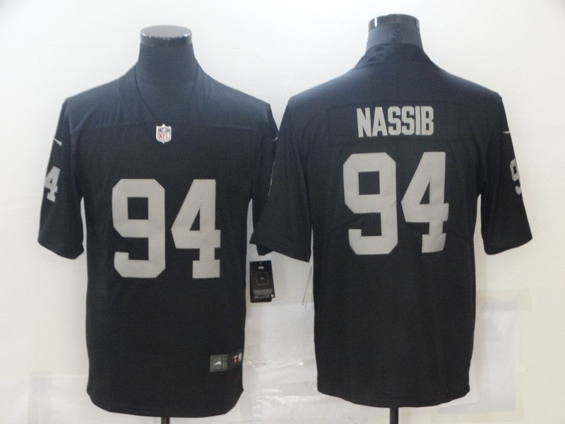 Carl Nassib Las Vegas Raiders black Vapor jersey