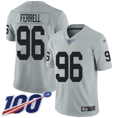 Clelin Ferrell Las Vegas Raiders silver Inverted Legend jersey